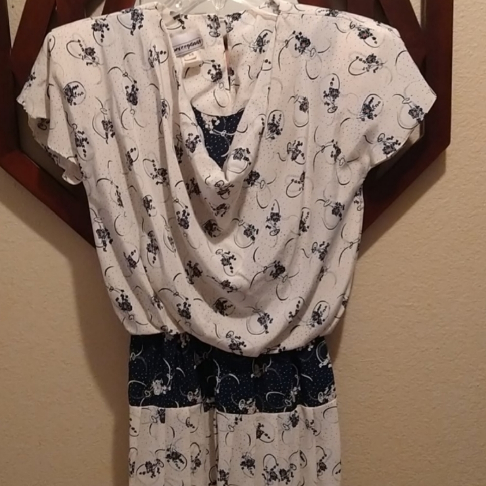 Vintage Pleated Dress